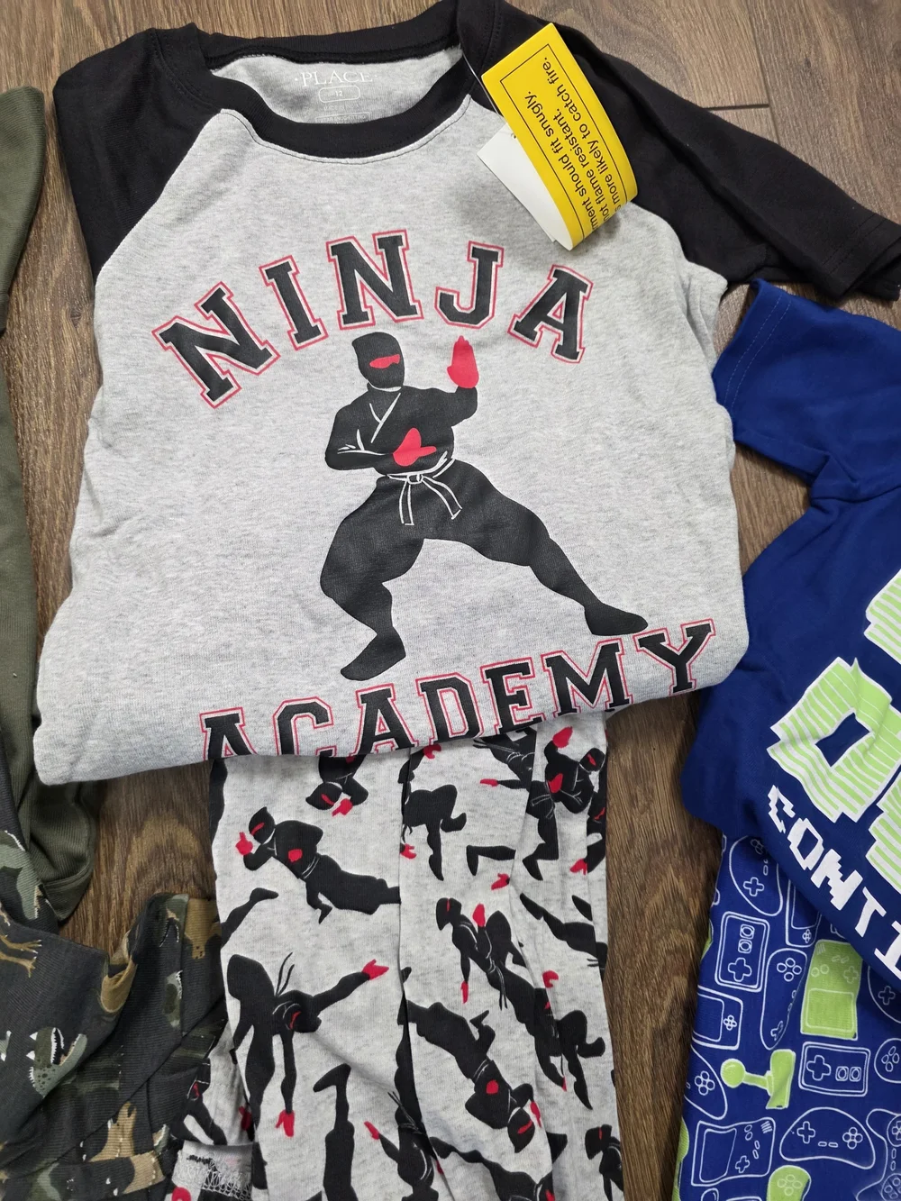 3 Children's Place Boys Graphic Pajama Set Bundle - L/12
